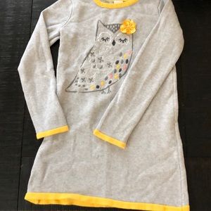 Girls Gymboree gray dress.